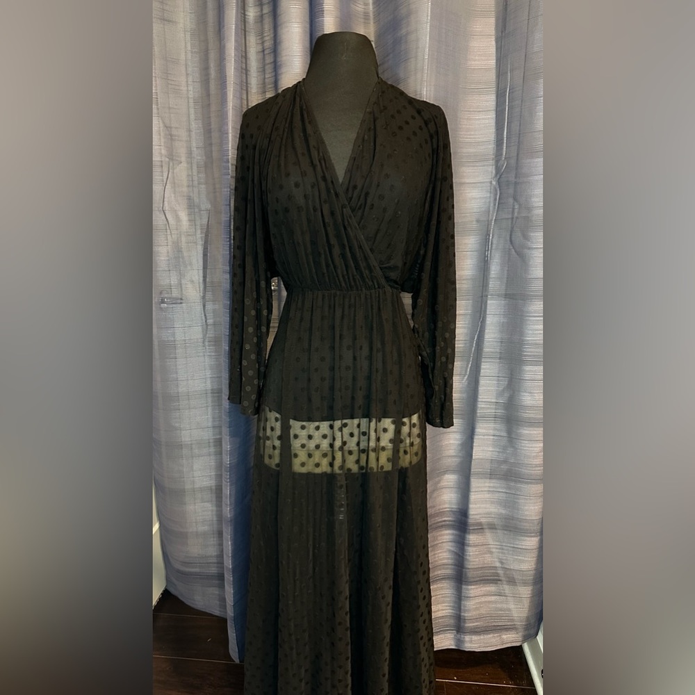 Black Sheer Duster